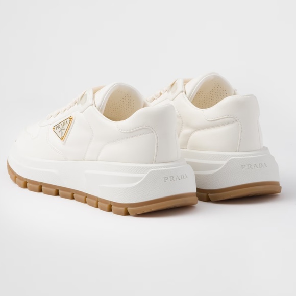 Prada Ivory Leather sneakers - Picture 11 of 13